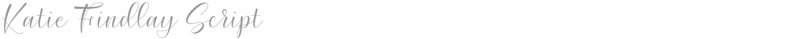 Katie Findlay Script font preview